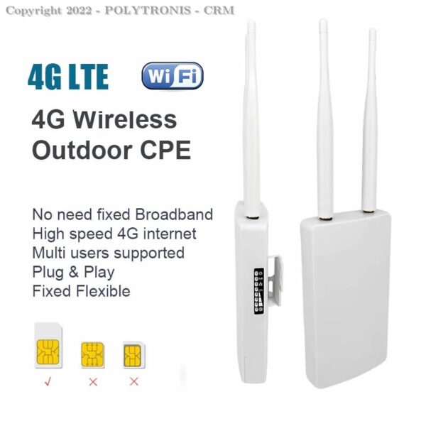 CPE 500m Routeur 4G LTE outdoor